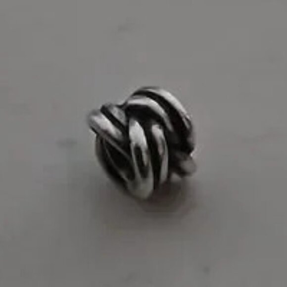 Pandora Twisted Love Knot silver charm authentic - Picture 6 of 6